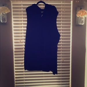 Avenue Black Swimsuit Cover w/ Hoodie